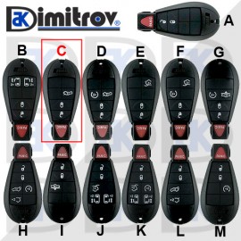 Кутийка ключ Chrysler Dodge Jeep